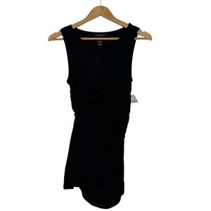 MM Couture by Miss Me Women’s Size Small Solid Black Sleeveless Layered Tank Top